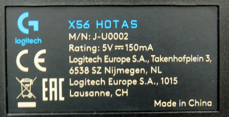 Logitech G Saitek X56 H.O.T.A.S. Ersatz-Konsole, Aufnahme, Halter vom Yoystick
