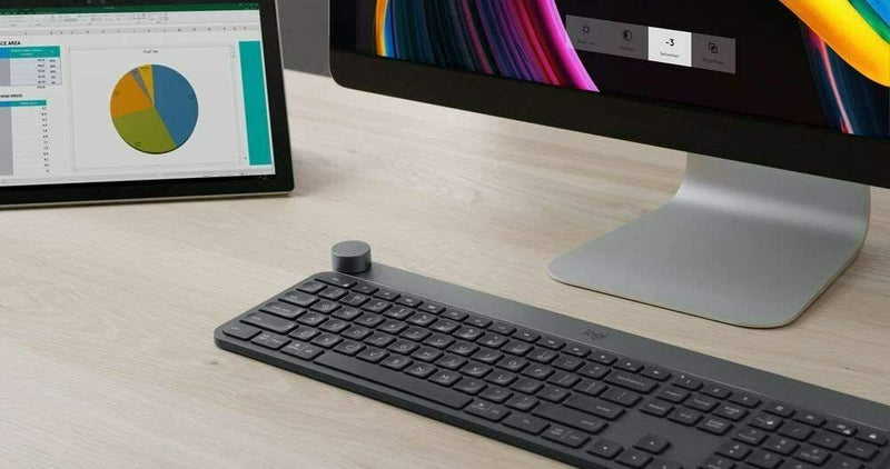 Logitech Craft Kabellose Tastatur, Bluetooth & 2.4 GHz, QWERTZ DE-Layout. NV2