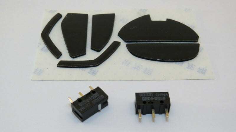 Ersatz-Füße & Schalter (R & L 20M-Klick) für Logitech G602 Gaming-Maus