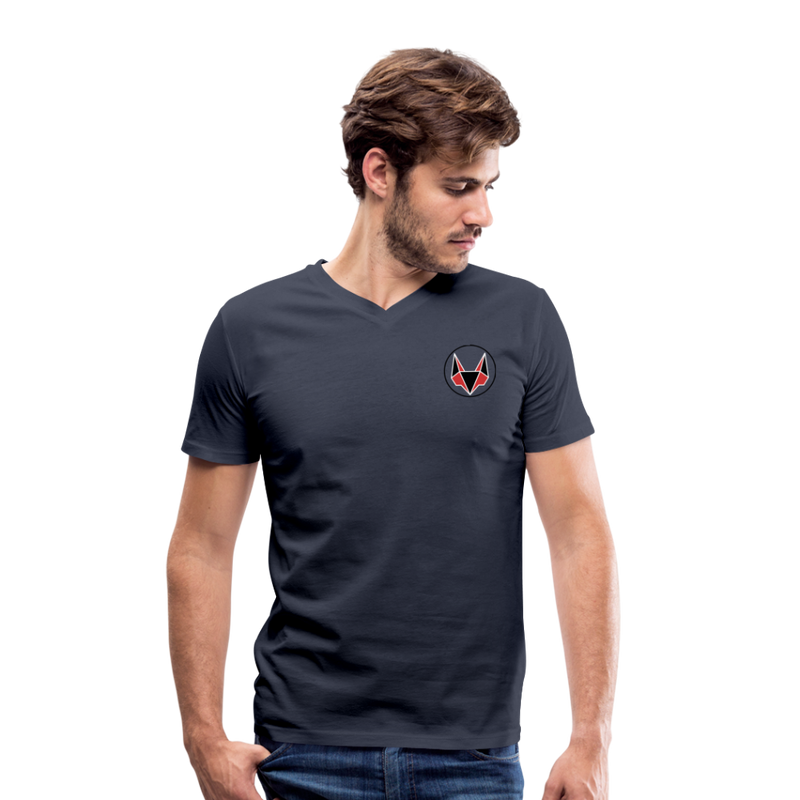 AmMiGoo Organic V-Neck T-Shirt 2.0 - navy