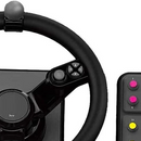 Kontakt-Noppen & Knöpfe 1-4 rechts für Logitech Lenkrad G Saitek Farm Controller