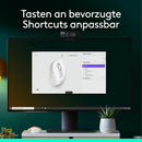 Logitech Signature M650 L Kabellose Maus - für große Hände, Leise Klicks - Weiß
