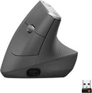 Logitech MX Vertical, Ergonomische Kabellose Maus, Akku, Bluetooth, Unifying