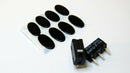 2x Schalter L & R + 2 Set Gleitpad, Ersatz-Füße für Logitech M215, M310, M325