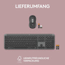 Logitech MK950 Signature Slim Combo Tastatur Maus QWERTZ DE Bluetooth Bolt