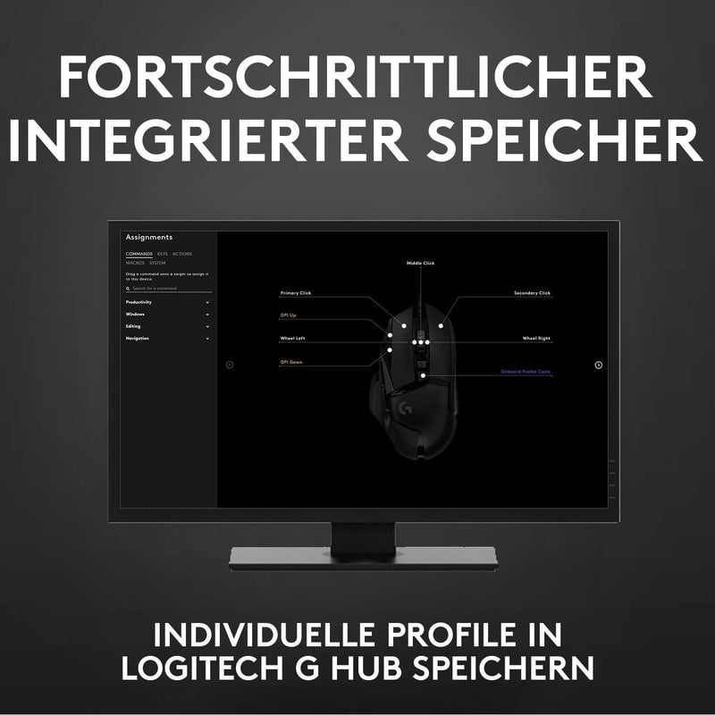 Logitech G502 HERO Gaming Maus 25K DPI, RGB, USB, 150 Mio-Klick Switches neu,