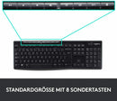 Logitech MK270 Wireless Tastatur-Maus-Set QWERTZ (DE-Layout) Kabellos