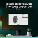 Logitech Signature M650 L Kabellose Maus - für große Hände, Leise Klicks - Grau