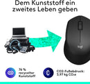 Logitech M330 SILENT PLUS Kabellose Maus, 2,4 GHz, 1000 DPI, Leise Klicks, Black