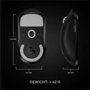 Logitech G PRO X SUPERLIGHT G-Maus, OHNE STICK, mit 150 Mio-Klick Switches neu 2