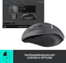 Logitech M705 Marathon Kabellose Maus, Unifying , 7 Tasten, 1000 DPI, schwarz