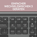 Logitech MK950 Signature Slim Combo Tastatur Maus QWERTZ DE Bluetooth Bolt