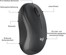 Logitech M240 Silent Bluetooth Maus, Windows, macOS, PC, Mac, Laptop, Tablets