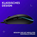 Logitech G203 LIGHTSYNC Gaming-Maus, 8K DPI neu Kailh 100 Mio-Klick Switches