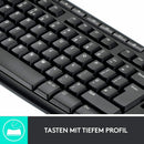 Logitech MK270 Wireless Tastatur-Maus-Set QWERTZ (DE-Layout) Kabellos