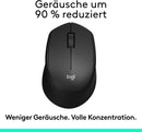 Logitech M330 SILENT PLUS Kabellose Maus, 2,4 GHz, 1000 DPI, Leise Klicks, Black