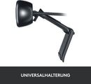 Logitech C310 Webcam, HD 720p, 60° Sichtfeld, USB, Rauschunterdrückung, Schwarz