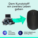 Logitech M171 Kabellose Maus – 2,4 GHz – USB-Empfänger – Schwarz