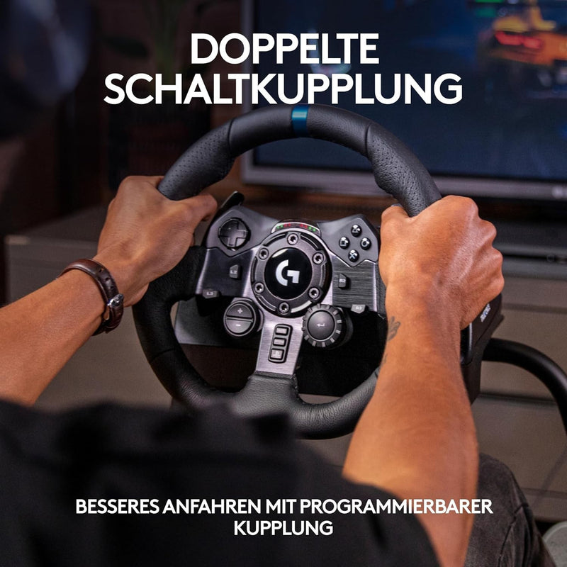 Logitech G923 TRUEFORCE Gaming Rennlenkrad - für PS5, PS4, PC, Mac