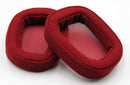 Ohrpolster ROT, Stoff, L & R, für Logitech Gaming Headset G433 und Logitech G533