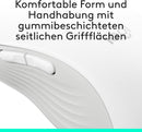 Logitech Signature M650 L Kabellose Maus - für große Hände, Leise Klicks - Weiß