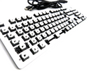 Logitech G413 Silver mechanische Gaming-Tastatur, OHNE Tasten-Kappen!