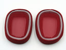 Ohrpolster ROT, Stoff, L & R, für Logitech Gaming Headset G433 und Logitech G533