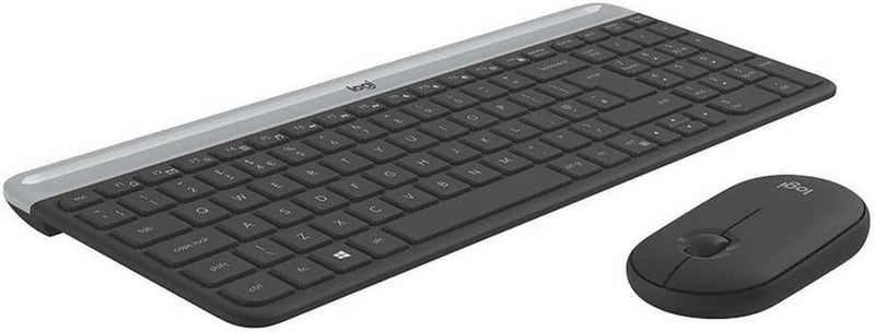 Logitech MK470 Slim Combo Kabelloses Tastatur-Maus-Set DE-QWERTZ-Layout