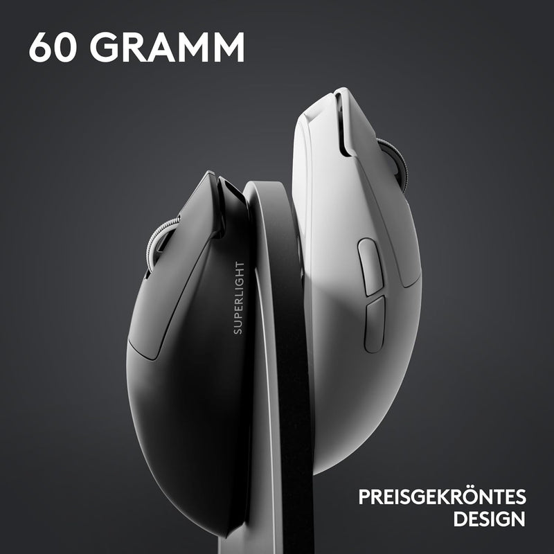 Logitech G PRO X SUPERLIGHT 2 LIGHTSPEED Kabellose Gaming-Maus, PC & Mac
