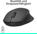 Logitech M330 SILENT PLUS Kabellose Maus, 2,4 GHz, 1000 DPI, Leise Klicks, Black