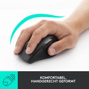Logitech M705 Marathon Kabellose Maus, Unifying , 7 Tasten, 1000 DPI, schwarz