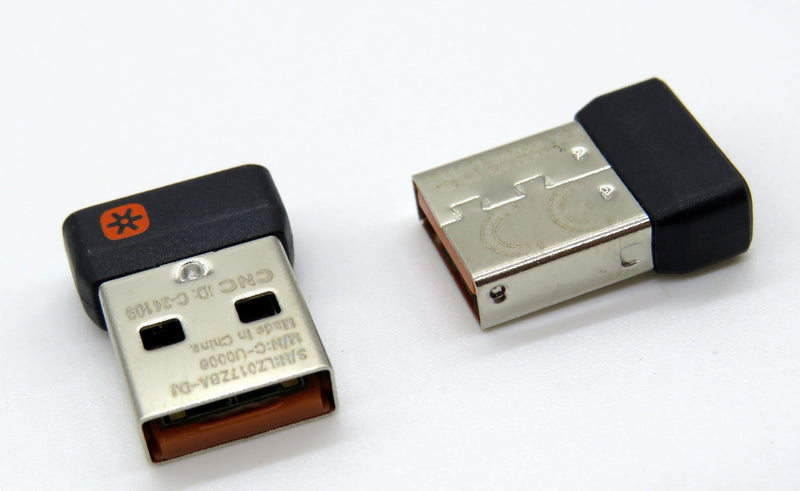 2x Logi Unifying Empfänger, Stick Dongle für Logitech Mäuse und Tastaturen