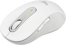 Logitech Signature M650 L Kabellose Maus - für große Hände, Leise Klicks - Weiß