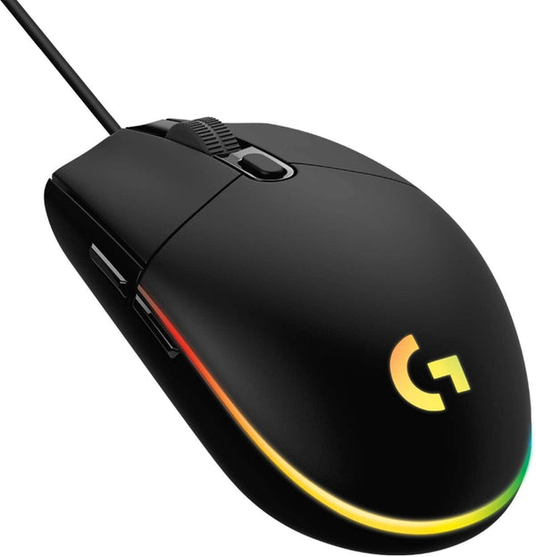 Logitech G203 Gaming-Maus RGB, 8.000 DPI, LIGHTSYNC - Maus - USB - Schwarz