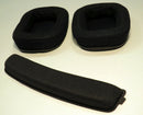 Ersatz-Ohr-Polster-SET für Logitech G933, G633 Gaming Headset G635, G935, Stoff