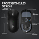 Logitech G PRO X SUPERLIGHT 2 LIGHTSPEED Kabellose Gaming-Maus, PC & Mac