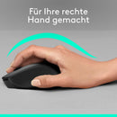 Logitech M330 SILENT PLUS Kabellose Maus, 2,4 GHz, 1000 DPI, Leise Klicks, Black