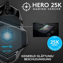 Logitech G502 HERO High-Performance Gaming Maus 16000 DPI, 11 progr. Tasten. NV2
