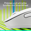 Logitech Signature M650 L Kabellose Maus - für große Hände, Leise Klicks - Weiß