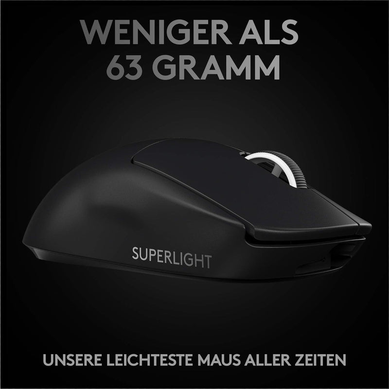 Logitech G PRO X SUPERLIGHT kabellose Gaming-Maus mit HERO 25K Sensor, E-Sport 2