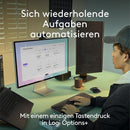 Logitech MX Keys für Mac Tastatur Bluetooth beleuchtet QWERTZ DE USB-C