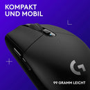 Logitech G305 LIGHTSPEED kabellose Gaming-Maus, HERO 12K DPI Sensor 6 Tasten