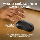Logitech M240 Silent Bluetooth Maus, Windows, macOS, PC, Mac, Laptop, Tablets