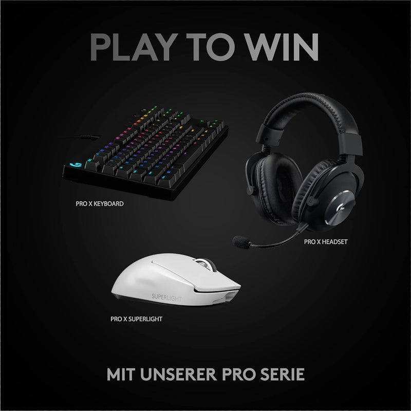 Logitech G PRO X SUPERLIGHT kabellose Gaming-Maus mit HERO 25K, E-Sport, weiß