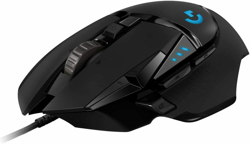 Logitech G502 HERO High-Performance Gaming Maus 16000 DPI, 11 progr. Tasten. NV2
