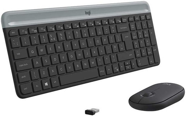 Logitech MK470 Slim Combo Kabelloses Tastatur-Maus-Set DE-QWERTZ-Layout