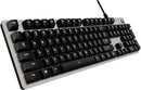 Logitech G413 mechanische Gaming-Tastatur, Silber/Schwarz, QWERTZ DE-Layout