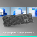 Logitech MK950 Signature Slim Combo Tastatur Maus QWERTZ DE Bluetooth Bolt