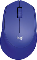 Logitech M330 SILENT PLUS Kabellose Maus, 2,4 GHz, 1000 DPI, Leise Klicks - Blau