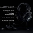 Logitech G PRO X kabelloses LIGHTSPEED G-Headset 50 mm Lautsprecher OHNE STICK &